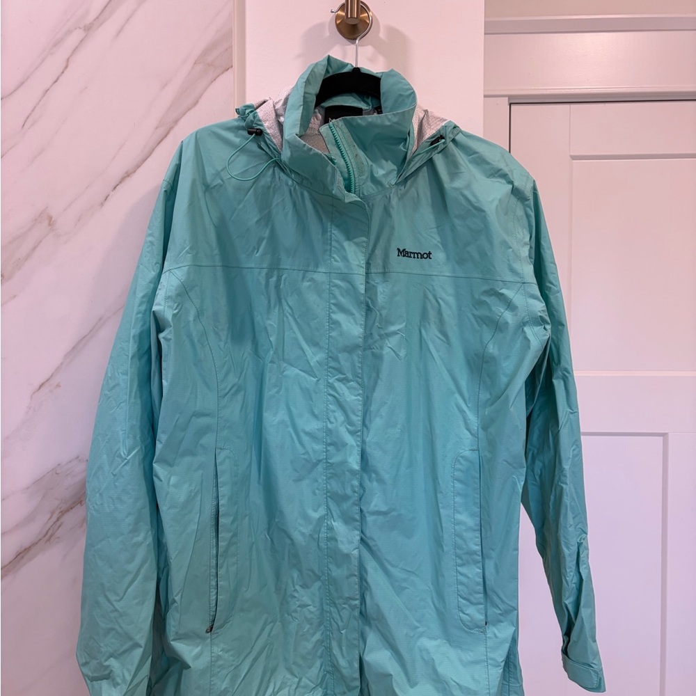 Marmot Teal Outdoor Rain Jacket